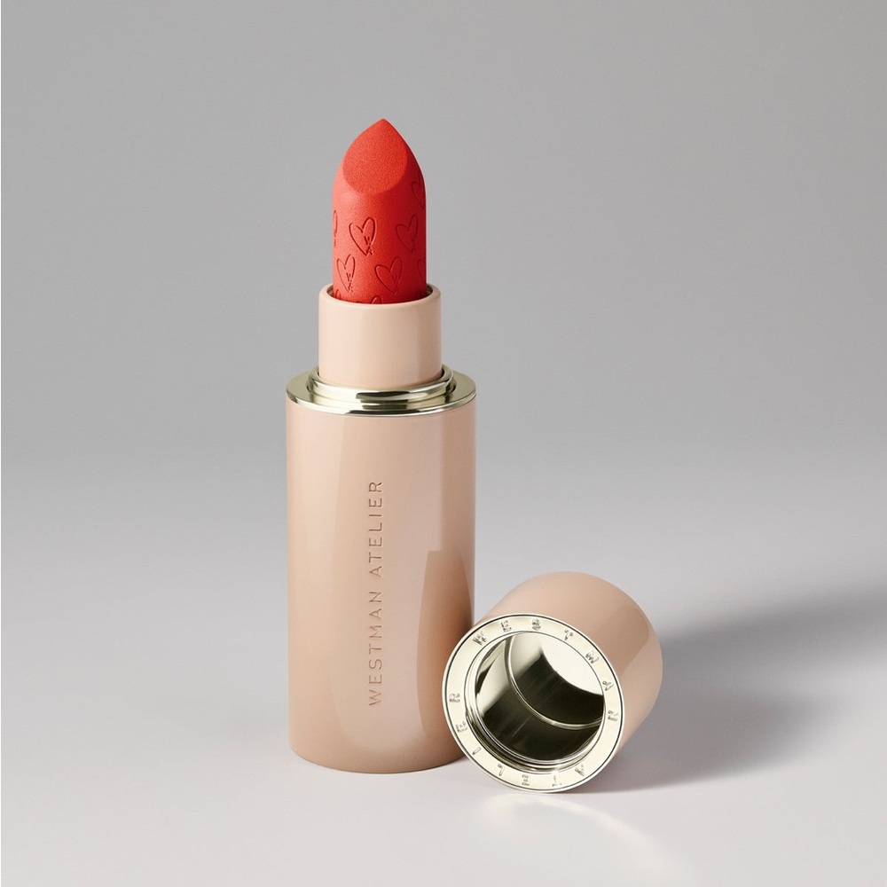 Westman Atelier. Lite Swatch, Unboxed. Le Rouge or Bright Tomato.Hydrating,Matte - Picture 3 of 3